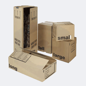 Cardboard Moving Boxes and Cartons