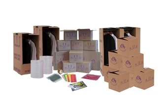 Cardboard Boxes For Moving Home - Set Package 6 - Crate Hire UK