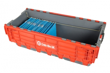 Plastic File Crates - Move & Store Your Files Easily - Crate Hire UK