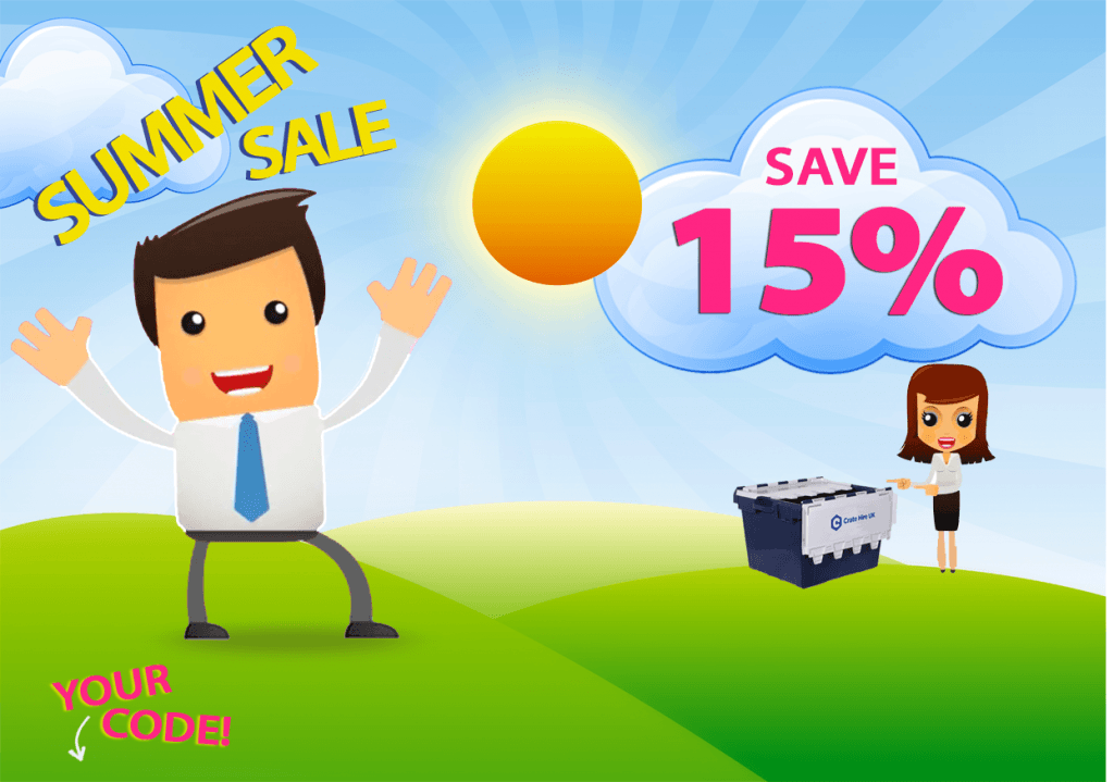 15% Summer Sale Crate Hire UK