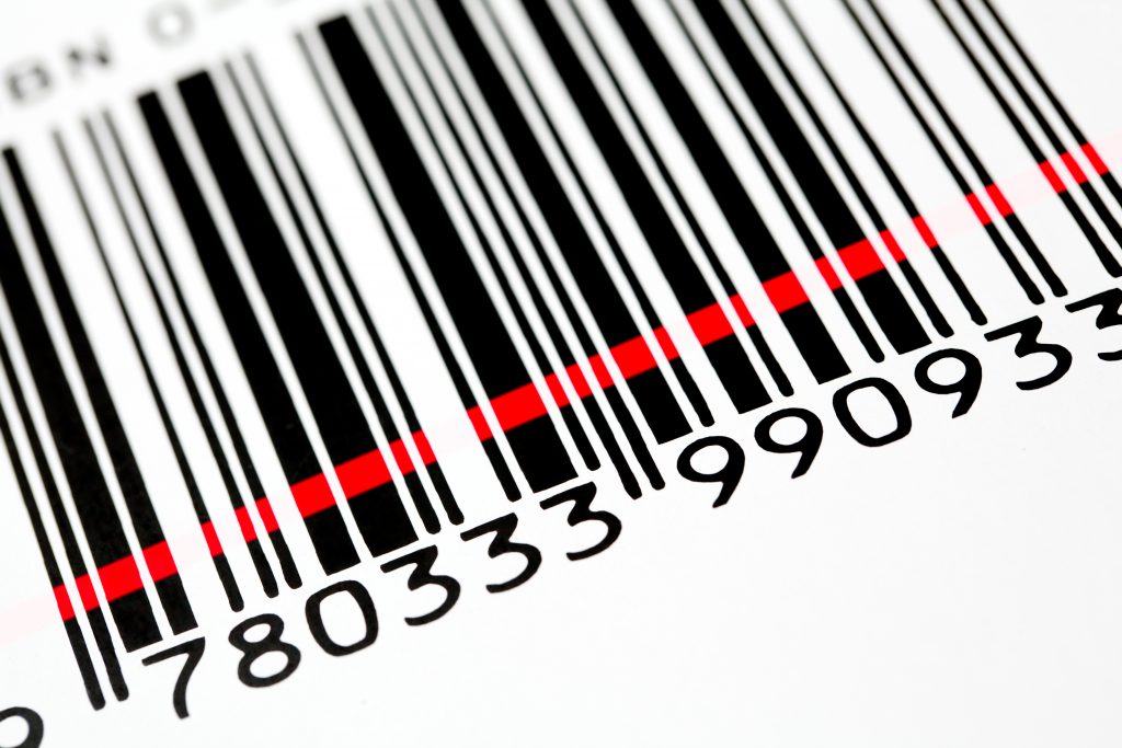 Barcoded Crate Label