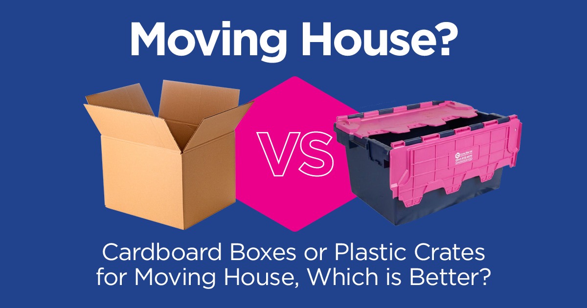 Boxes For Moving: Plastic Containers vs Cardboard Boxes - The