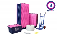 Plastic Moving Crate Rental Set Package 3 - Crate Hire UK - Thumbnail 1